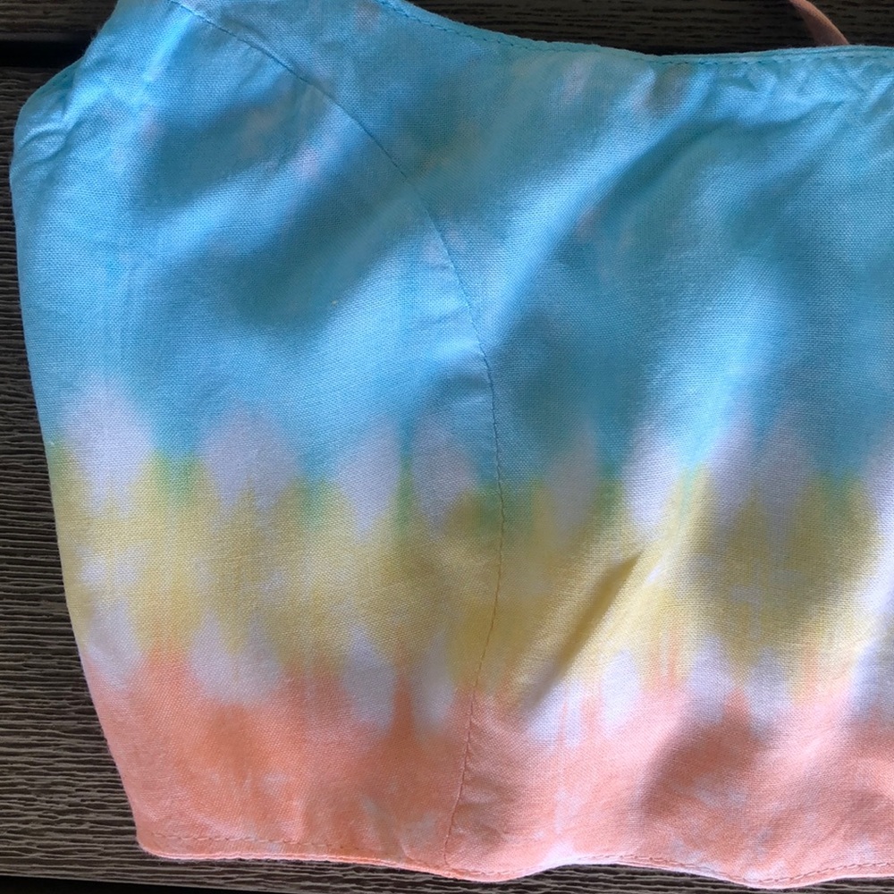 Festival Tie Dye Crop Top Size Small NWOT - Picture 2 of 7